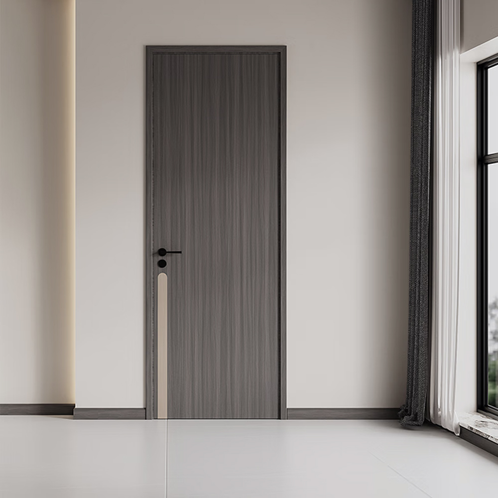 Chantadoor Custom Color Painted Wood Interior Door High Gloss Eco-Friendly Finish