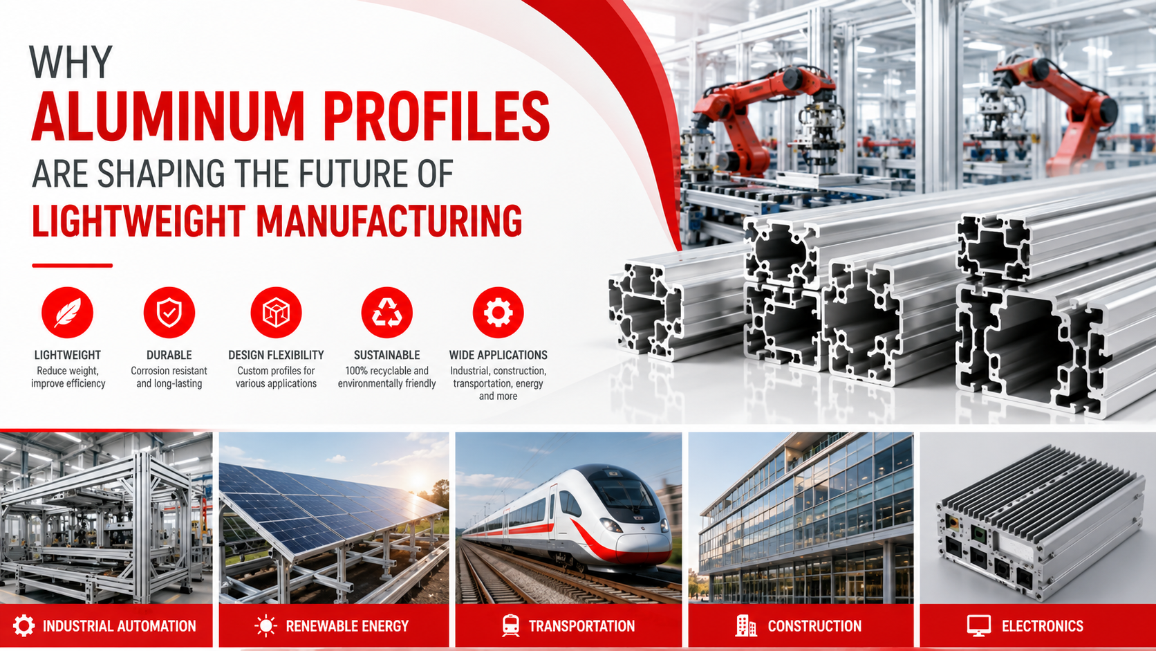 Why Aluminum Profiles Are Shaping the Future of Lightweight Manufacturing