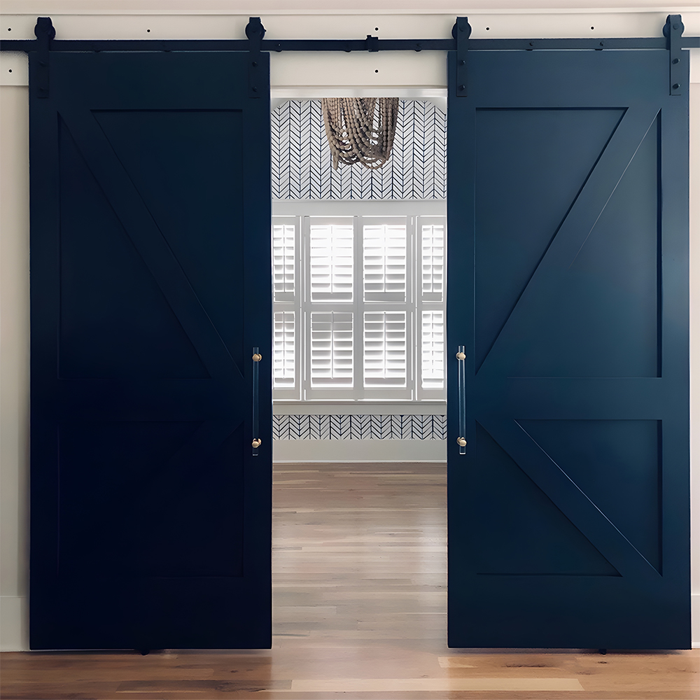 Chantadoor modern sliding barn door wood 2