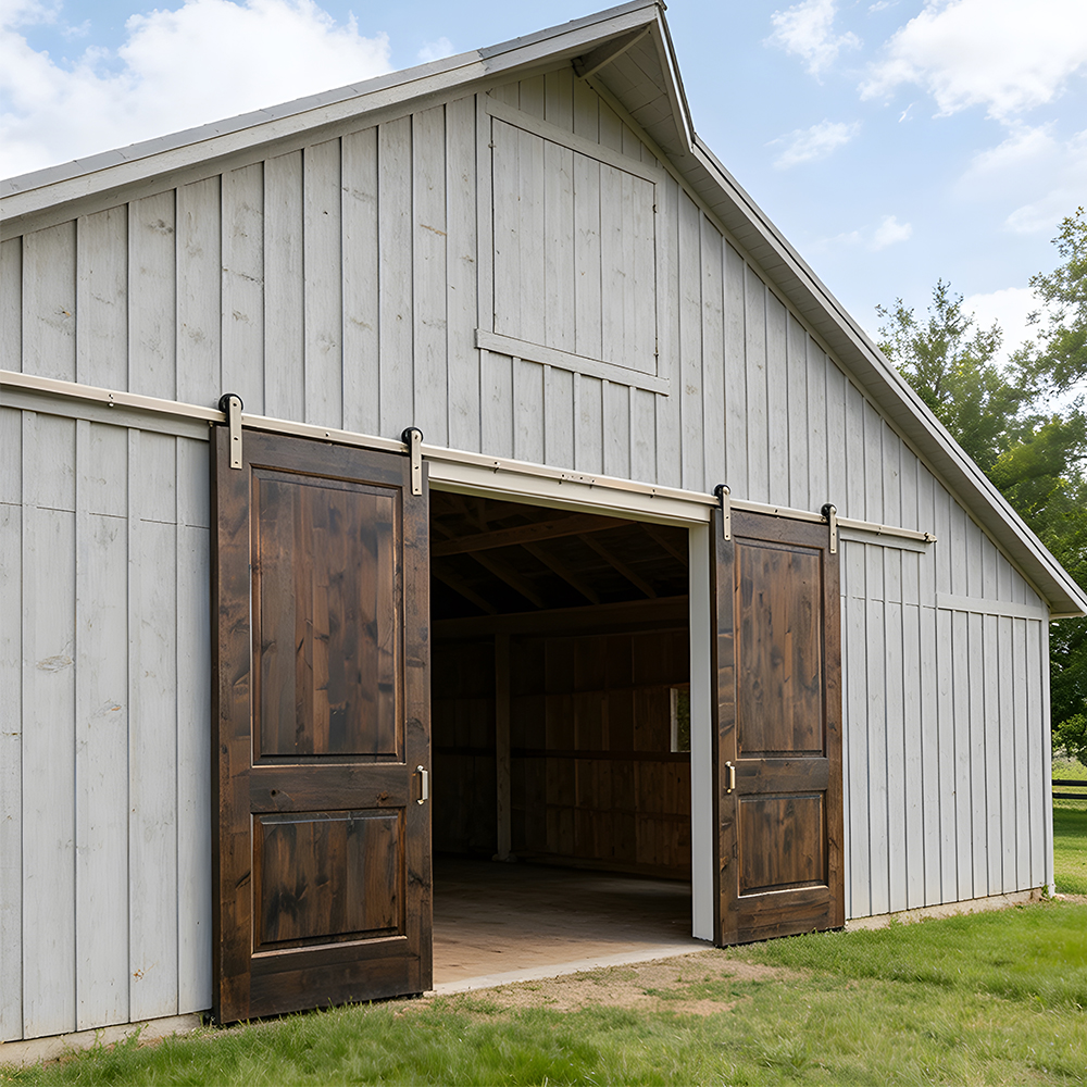 Chantadoor modern sliding barn door wood 5