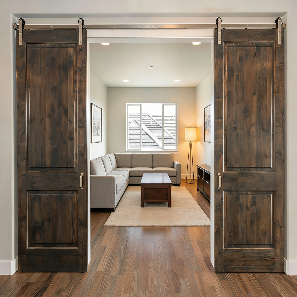Chantadoor modern sliding barn door wood 4