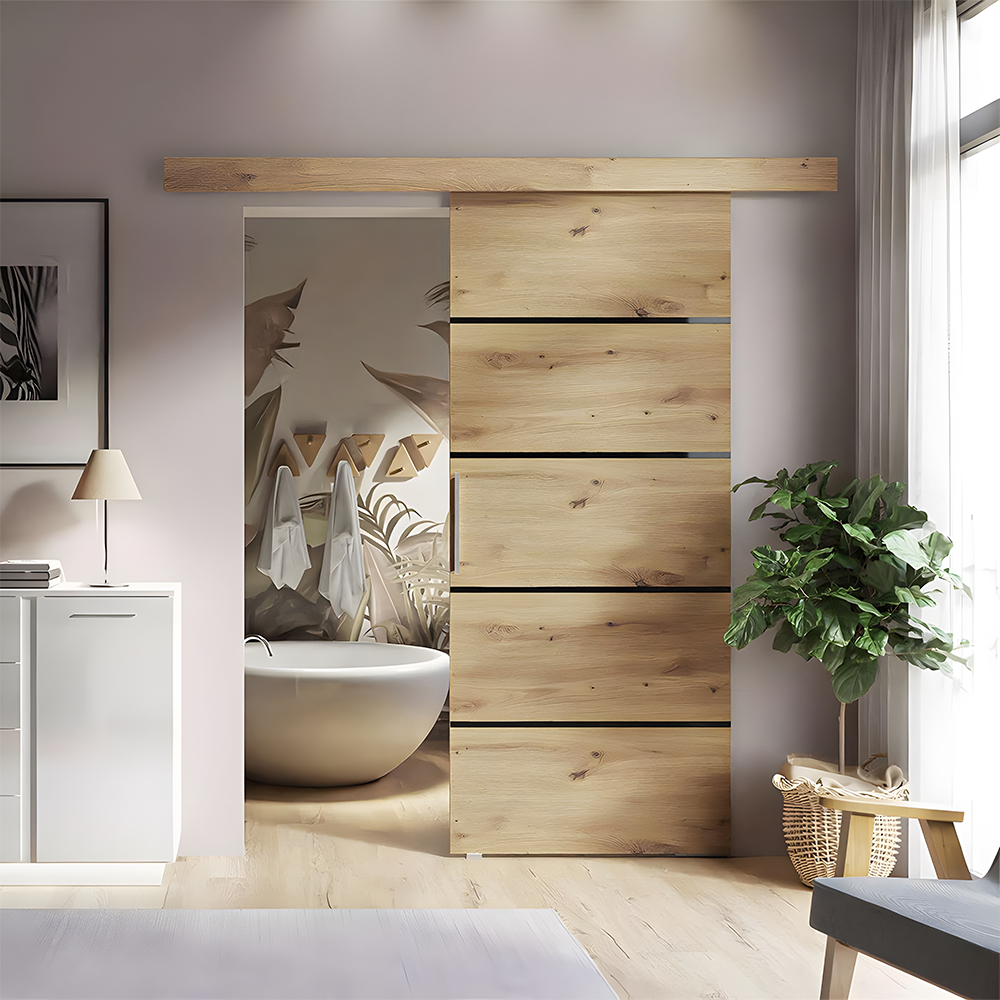 Chantadoor modern sliding barn door wood