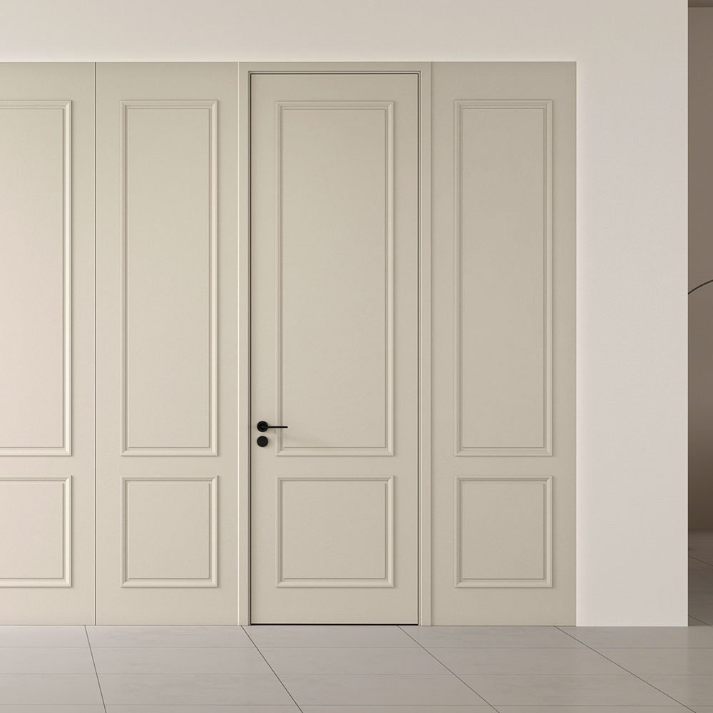 Chantadoor Eco-friendly Paint-free Surface Adopt high quality PVC MDF Wood Doors For Sale