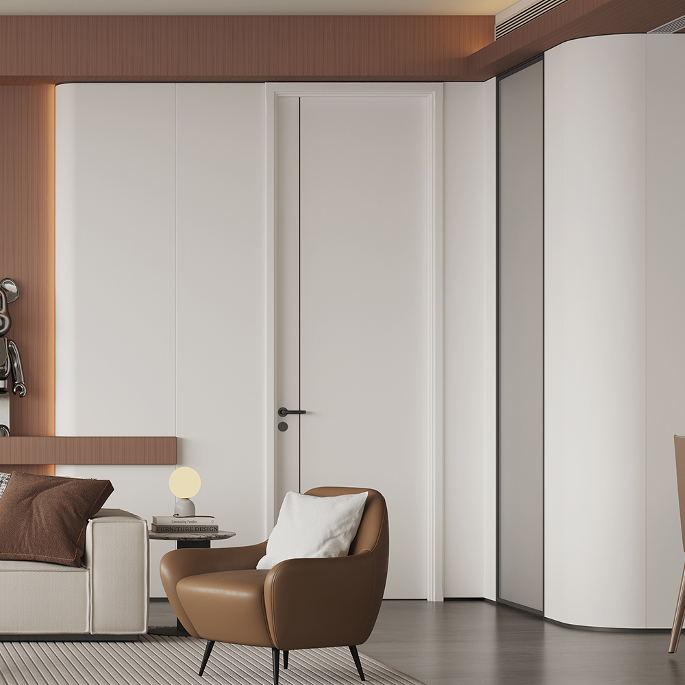 Chantadoor Melamine Decorative Paper Wooden Door Design For Home Hotel
