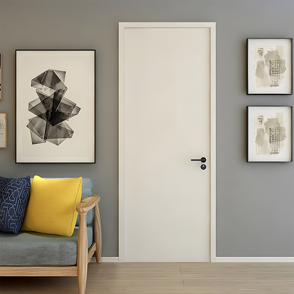 Chantadoor Custom Color Painted Interior Door High Gloss Eco-Friendly Finish Slab Doors
